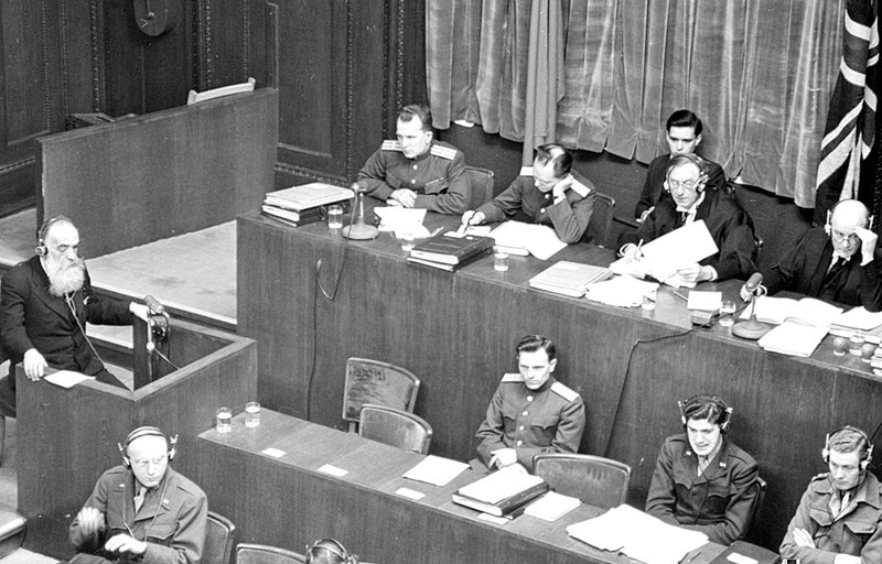 Выступление И. А. Орбели на Нюрнберском процессе