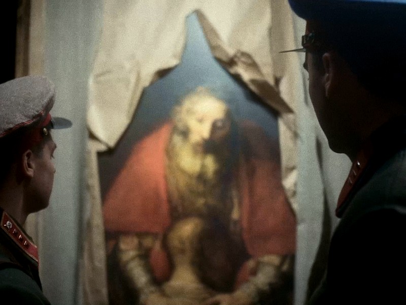 Эвакуация картины Рембрандта